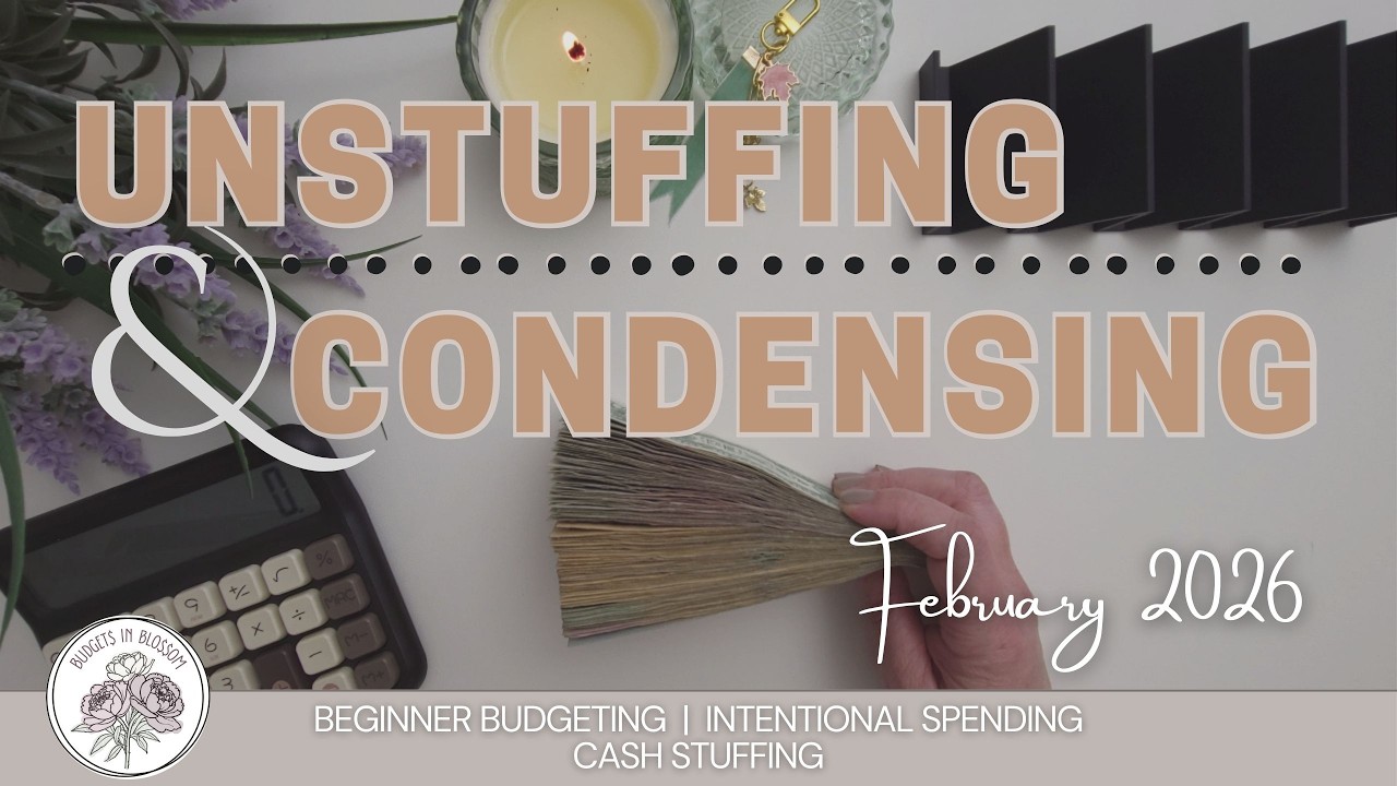 1st EVER Cash UNSTUFFING & CONDENSING | Newbie Cash Stuffer | My Budget Process | DEBT FREE JOURNEY