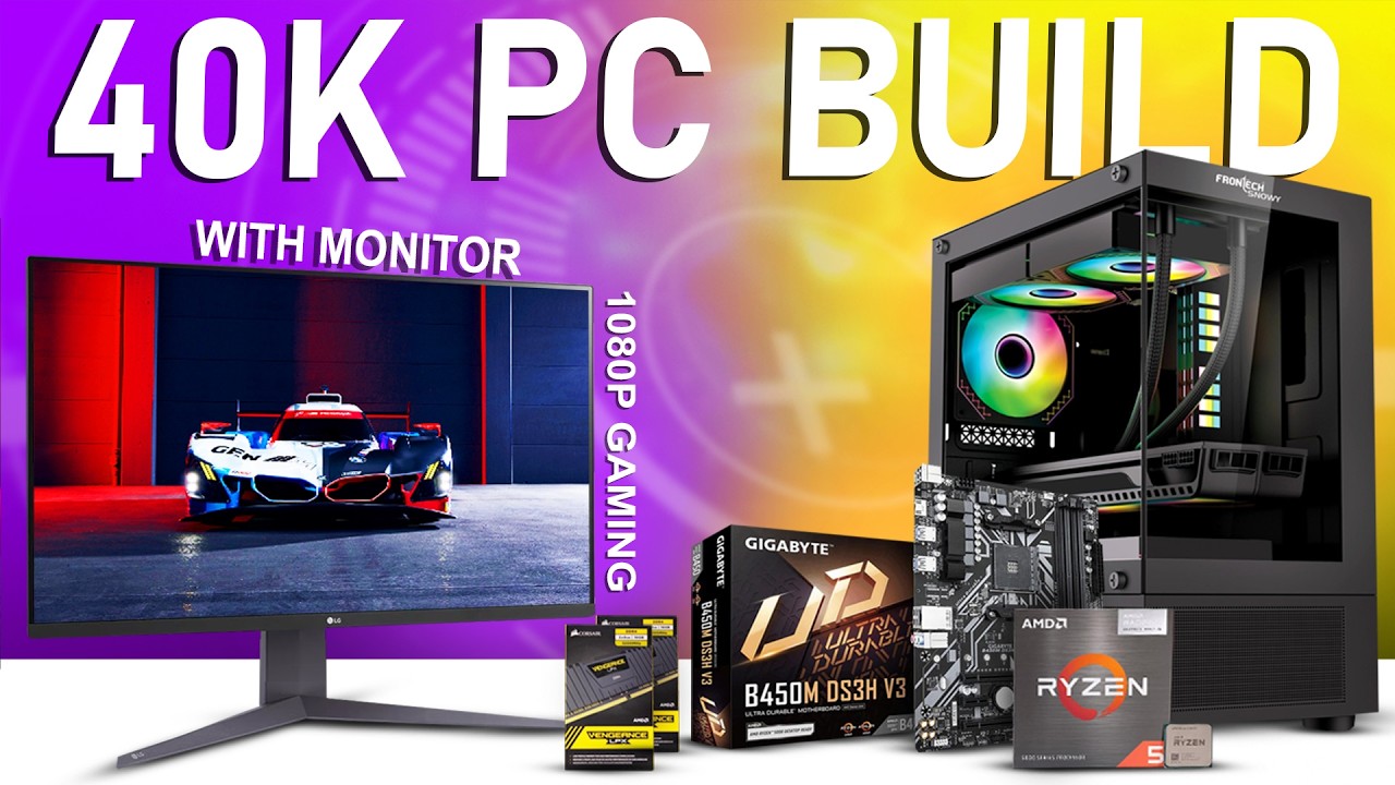 2026 Best PC Build 40K | With Monitor | Techy QR.