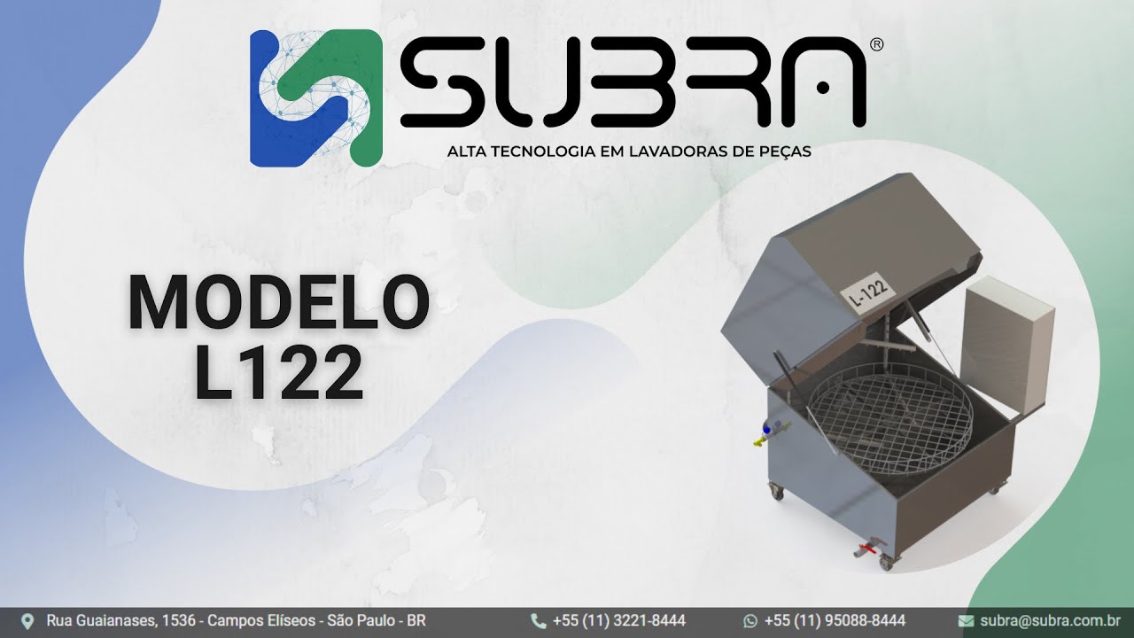 L122 - Lavadora de Peças Industriais Subra