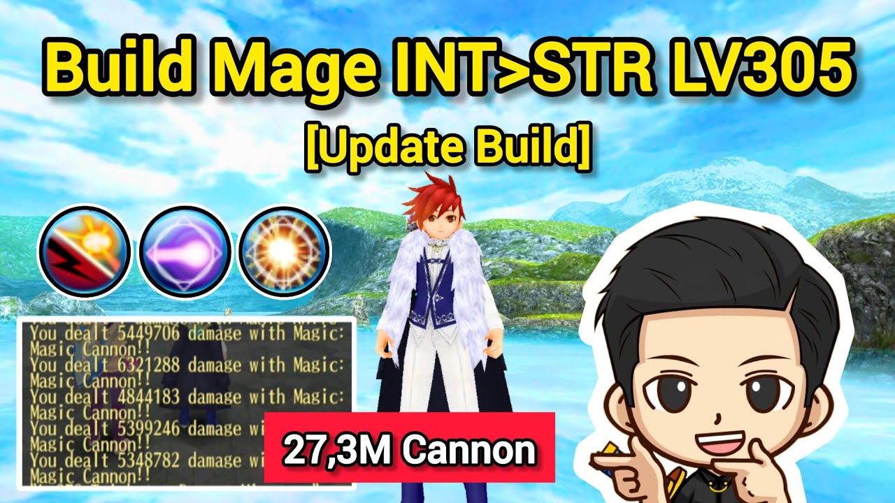 Build Mage INT STR Level 305 !! Update Build !! Toram Online