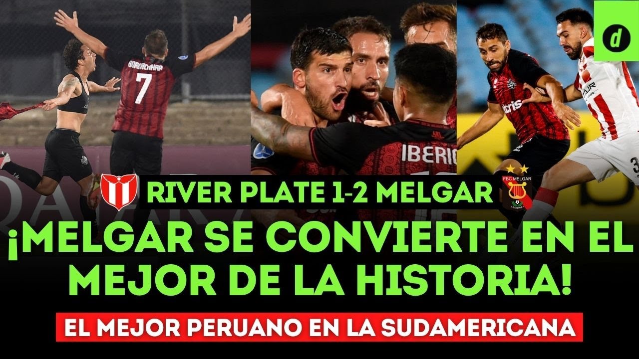 REACCIONES PERUANAS y URUGUAYA de River Plate 1-2 Melgar | LÍDERES del GRUPO B de la SUDAMERICANA