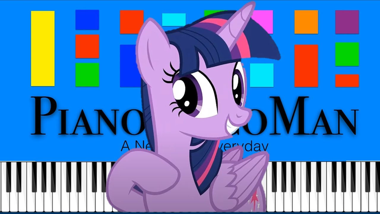 My Little Pony - Friendship is Magic - Let the Rainbow Remind You Slow EASY Medium 4K Piano Tutorial