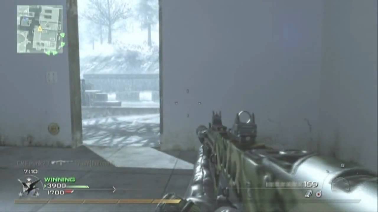 CoD: MW2 Gameplay - TeamDeathmatch on Sub Base - Tar-21 w/ Dual Commentary :D