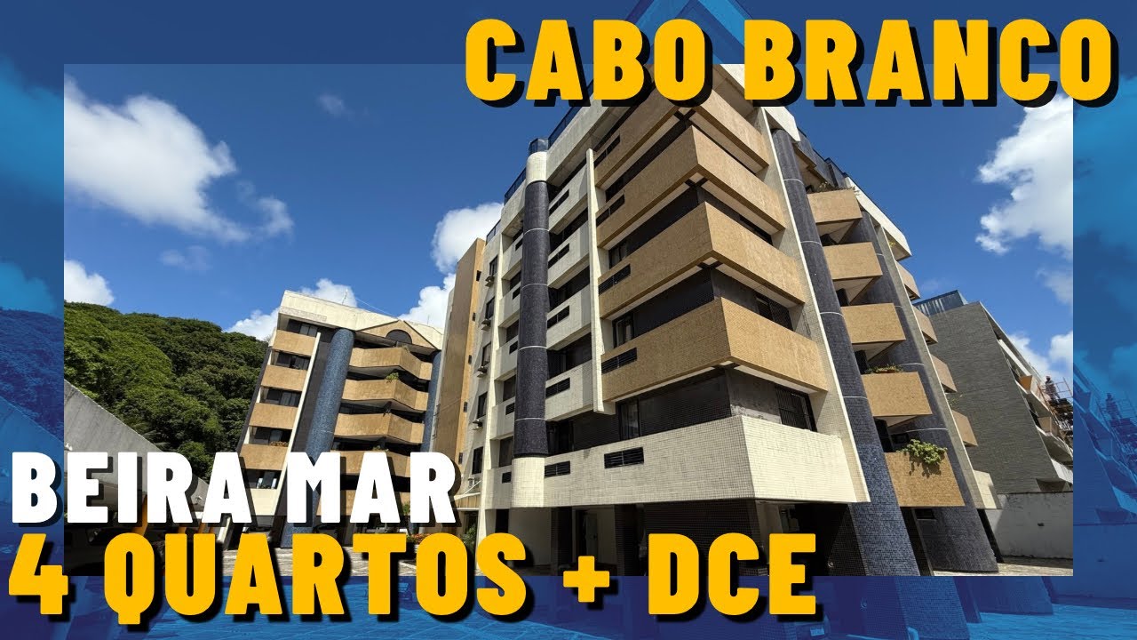 😍 Apartamento MOBILIADO a 10 PASSOS da PRAIA do CABO BRANCO à venda - JOÃO PESSOA/PB - R$ 1.080.000