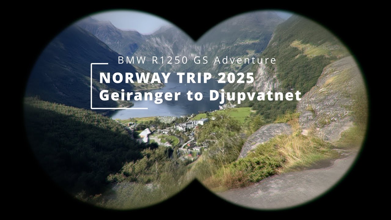 Solotrip Norway 2025, BMW 1250 GSA, Geiranger to Djupvatnet