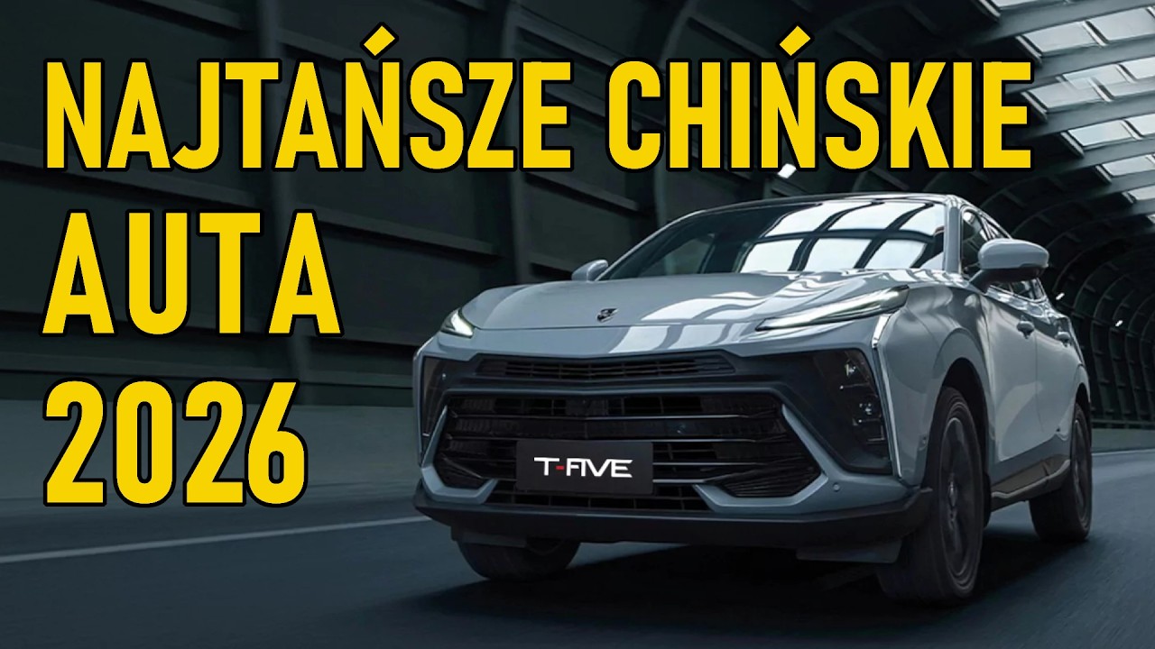 CHIŃSKIE samochody do 100 tyś w 2026 Z SALONU - Ceny, Test, Dane Techniczne i Por&oacute;wnanie!
