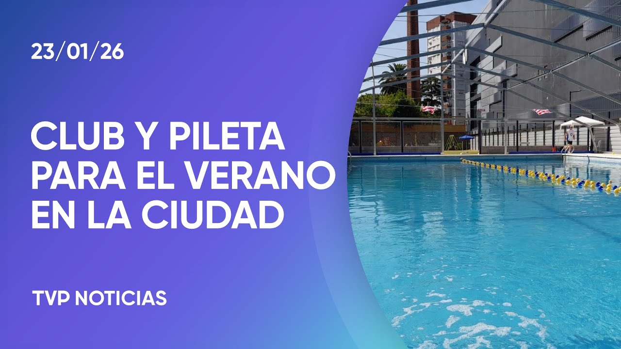 Atlanta: un club con pileta para enfrentar el calor en la ciudad