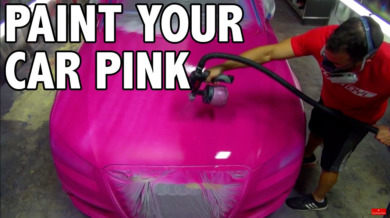Paint Your Own Car PINK - Tutorial