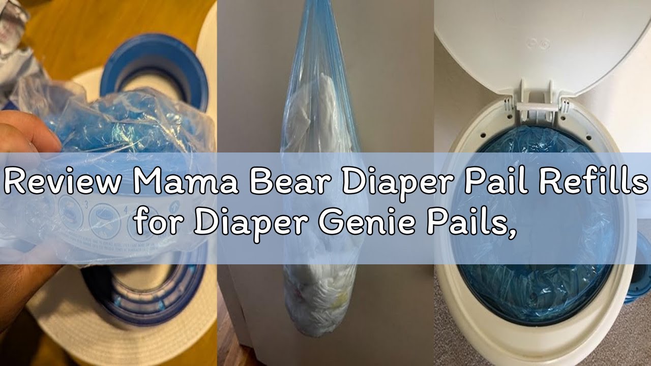 Review Mama Bear Diaper Pail Refills for Diaper Genie Pails, 270 Count (Pack of 4)