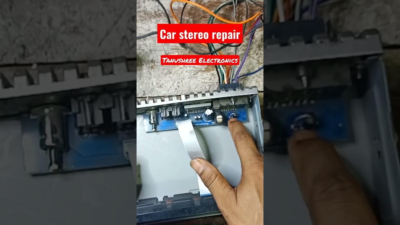 #short #car_stereo #carstereocar music system repair