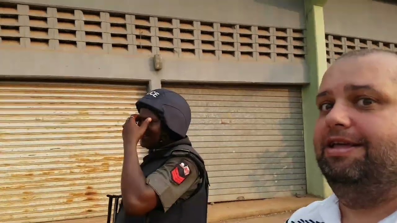 Get Fit with the Nigerian Police: Join Us for an Exercise Routine with Armed Escort!