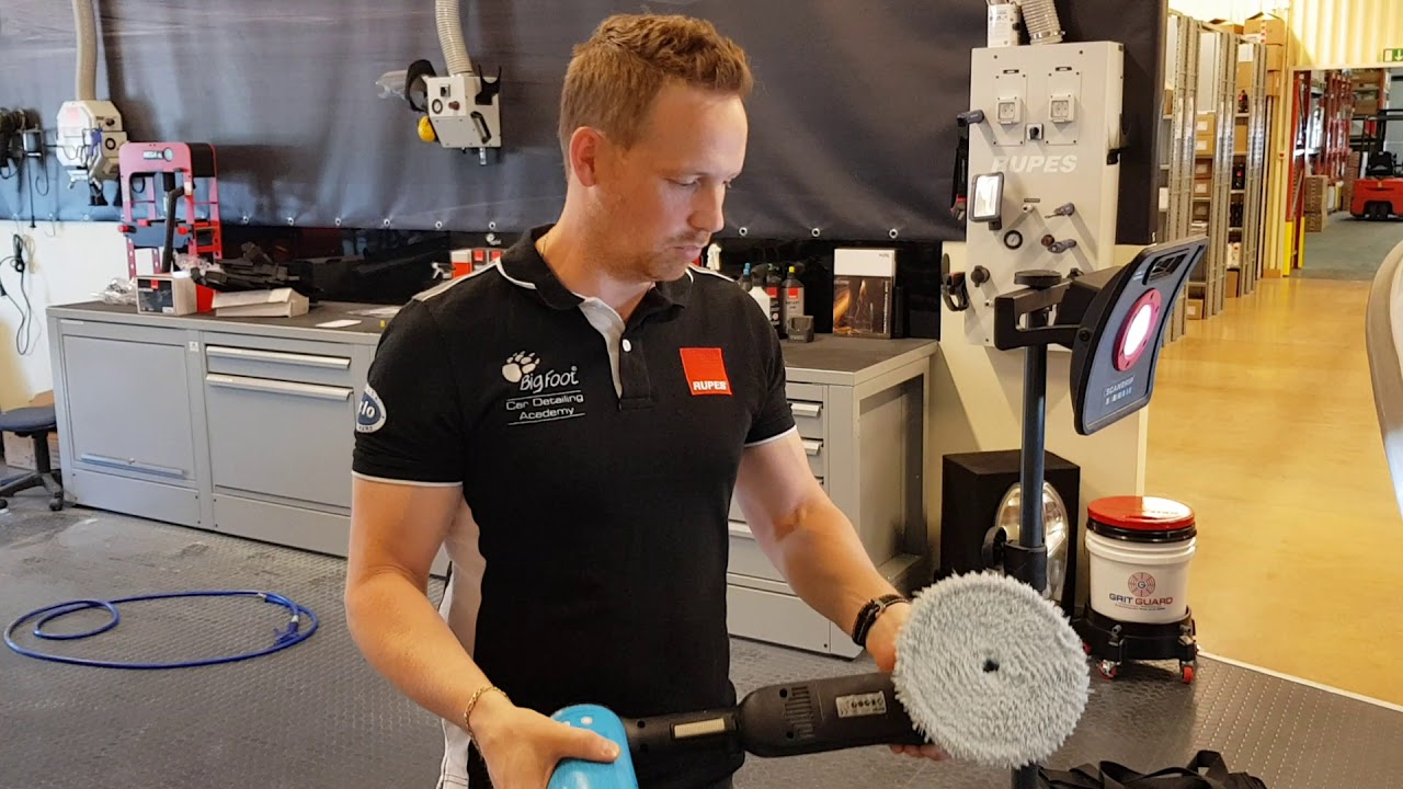 Polera gelcoat med RUPES LHR21II