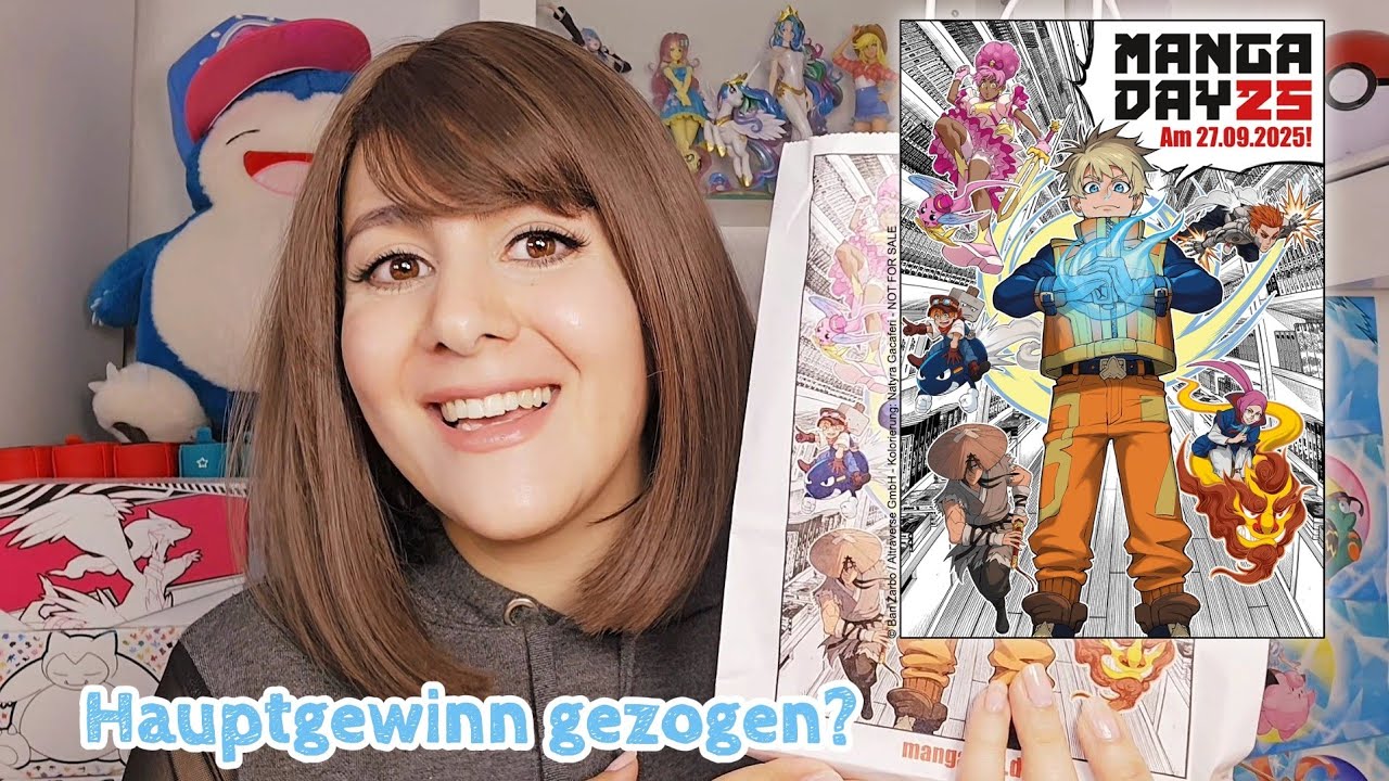 MANGA DAY 2025 Vlog ✨️ Meine Ausbeute + Hauptgewinn 😳🥳