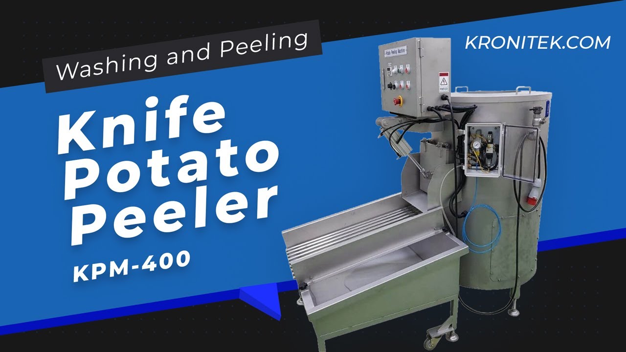 Potato Peeler Machine 🥔🥕 400 kg/h | Commercial Industrial Electric Vegetable Peeling Machine