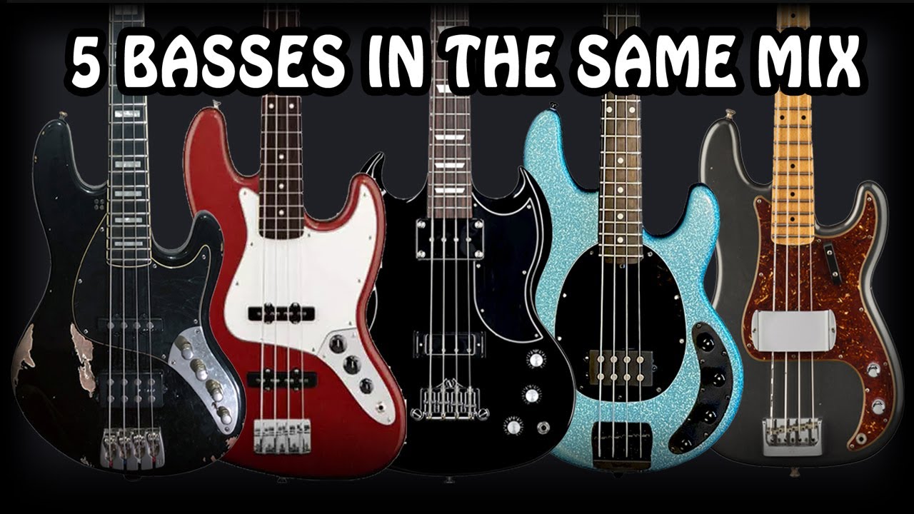 5 Different Basses in the Same Mix