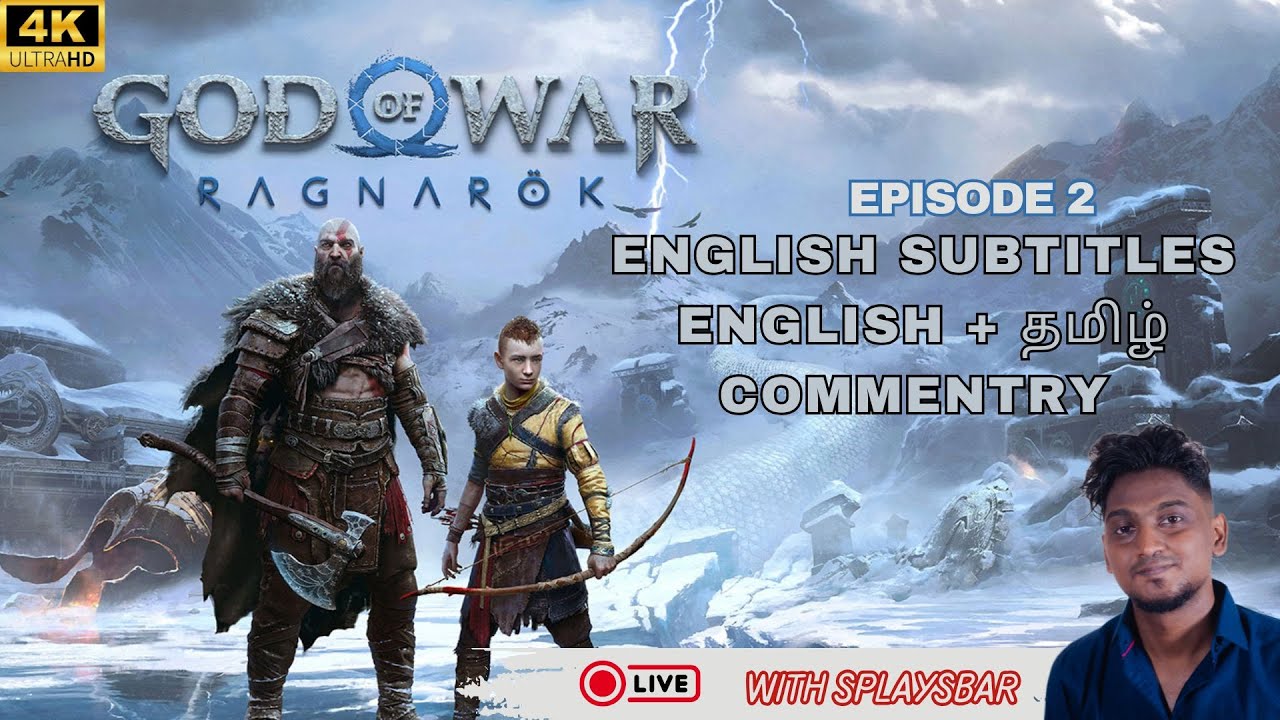God of War Ragnarok Epi #2 | First playthrough| English & Tamil | Live Stream |