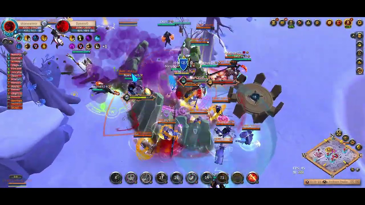 F4F Ally vs Mithix Ally | HOJ POV | Albion Online zvz