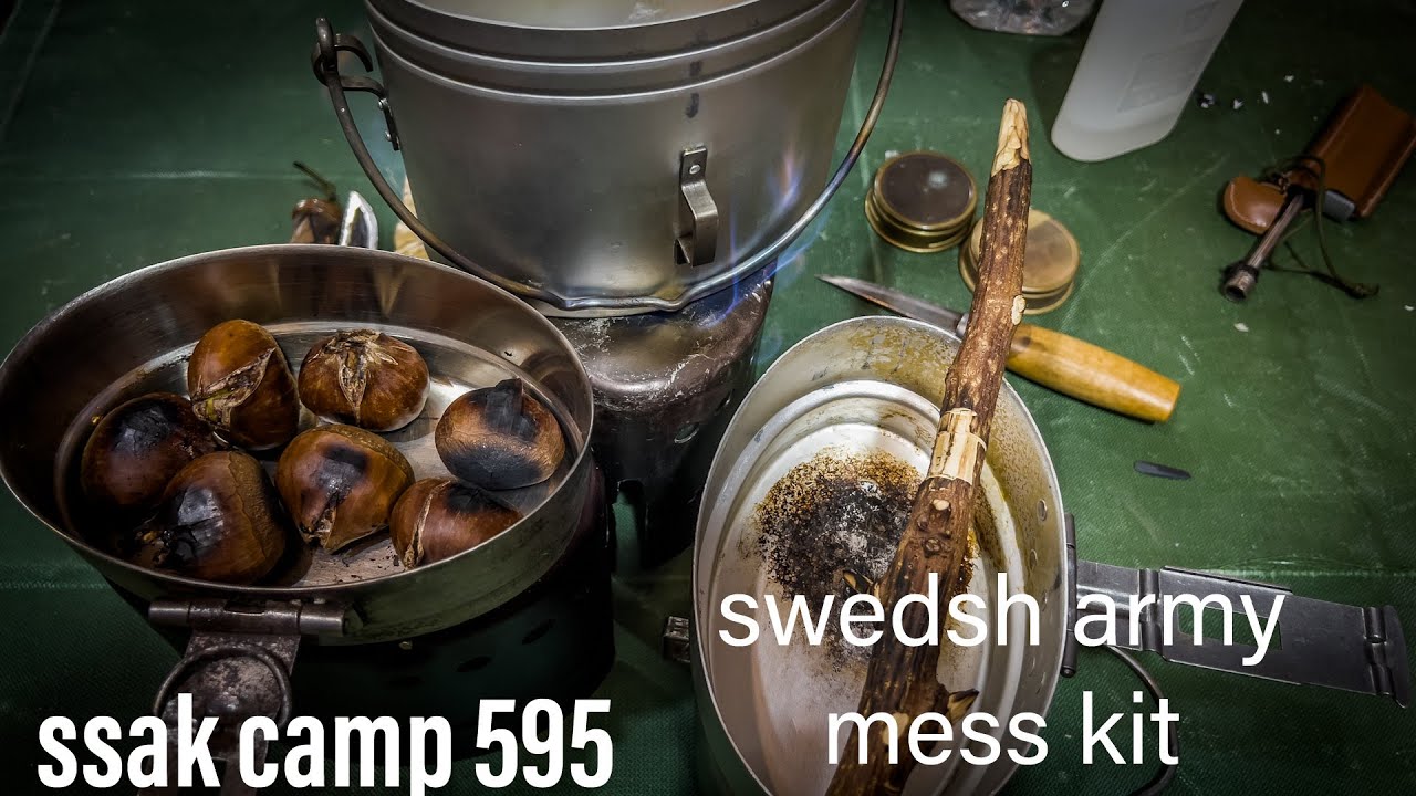 Camping Rare Items,  Swedish Army mess kit 2Type 2 1940s