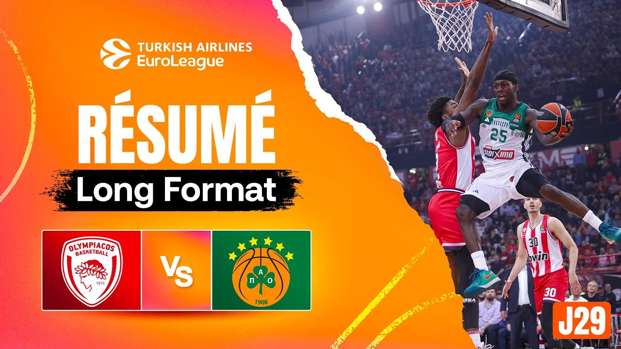 Un derby grec qui a tenu ses promesses ! Olympiacos vs Panathinaïkos - Résumé - EuroLeague J29