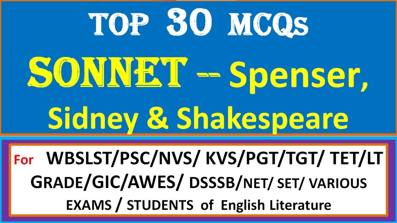 SONNET (MCQ)