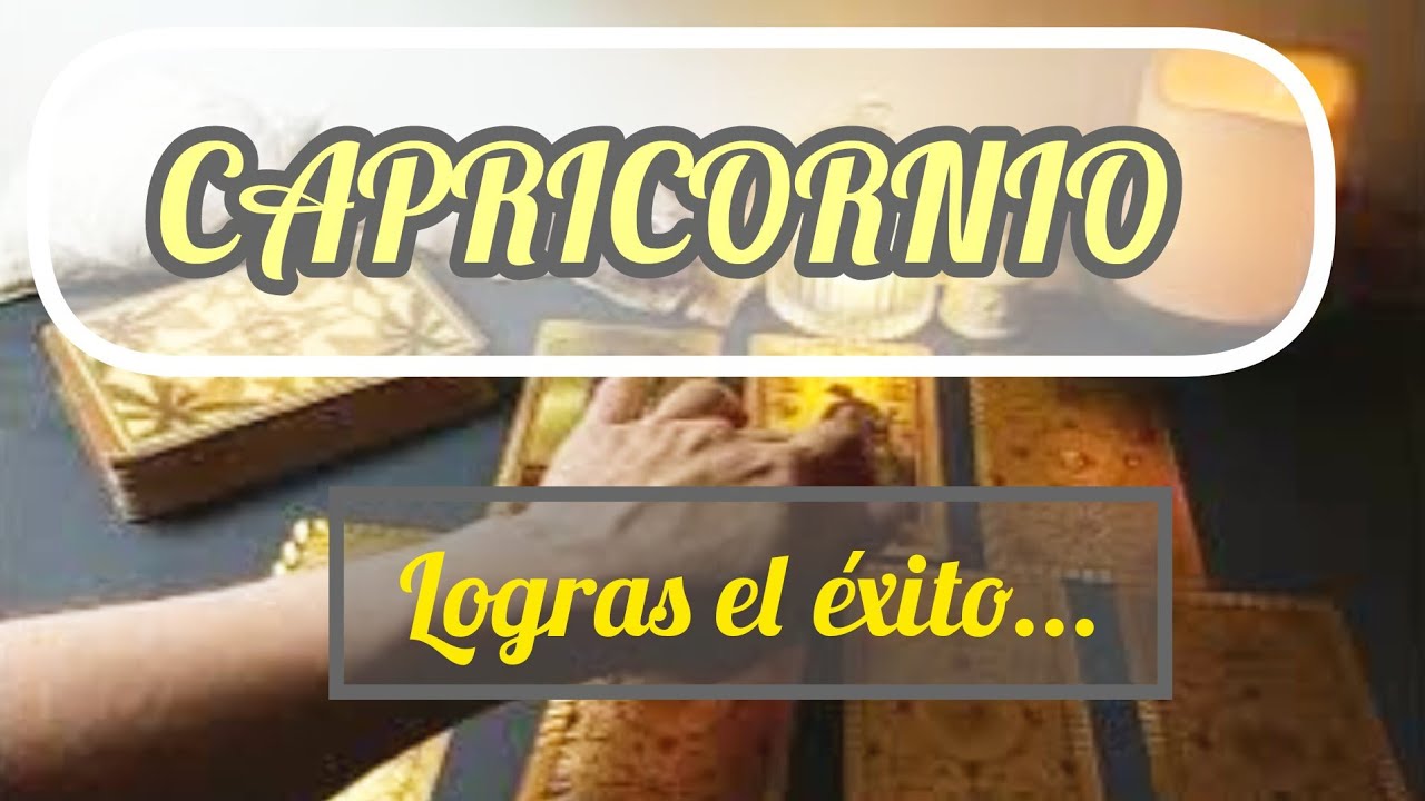 CAPRICORNIO Cuando encuentras el equilibrio 