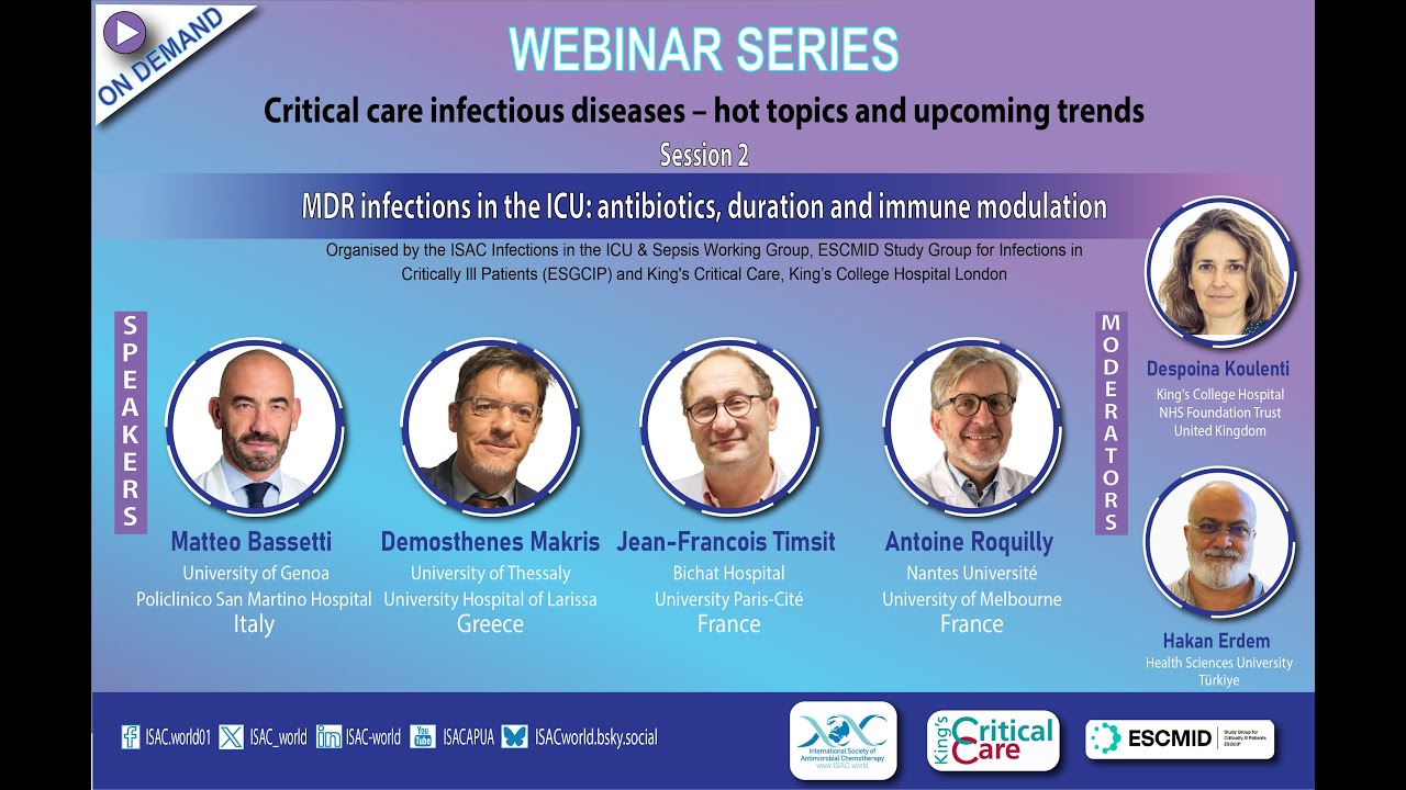 MDR infections in the ICU: antibiotics, duration and immune modulation