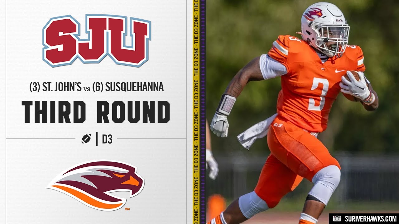 #3 St. John's vs. #6 Susquehanna Highlights | D3 Football Third Round 2024