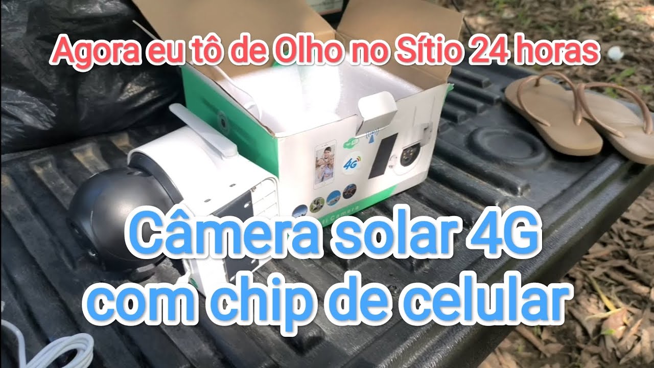 Câmera solar 4G com chip de celular, Agora Eu tô de Olho 24 horas @marcoslimacidaderoca7665