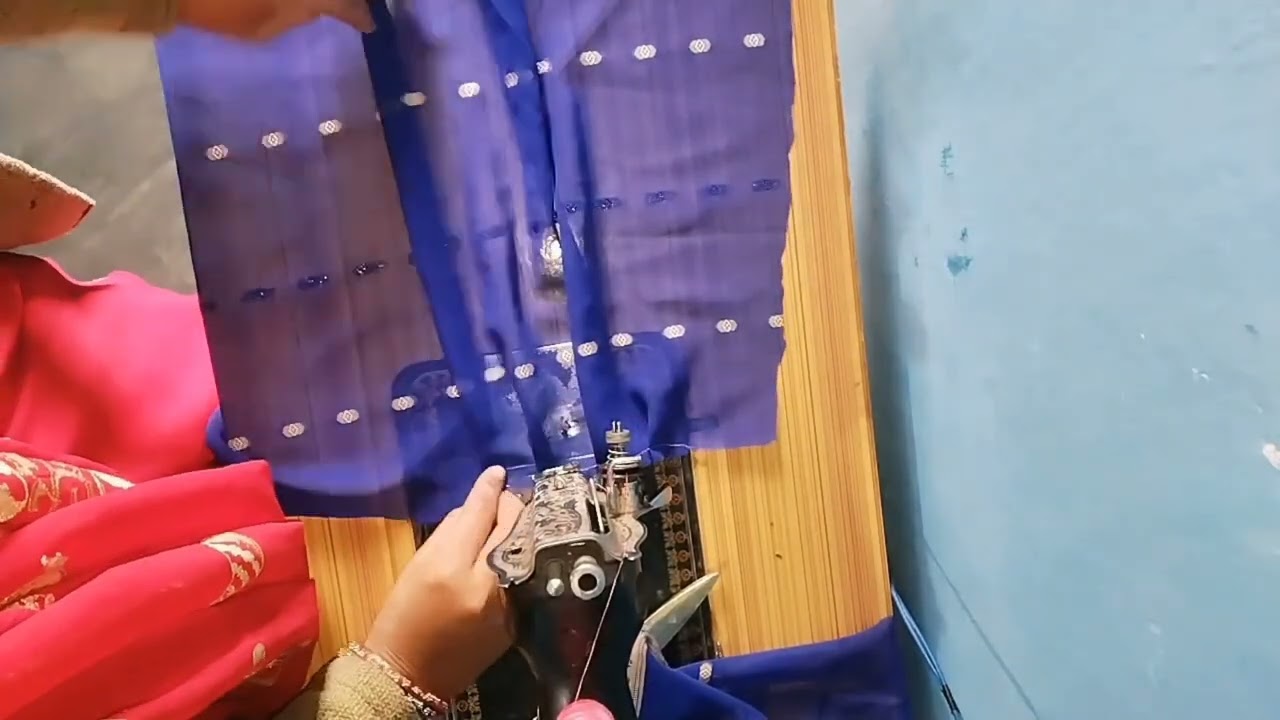 Sharara pant cutting and stitching