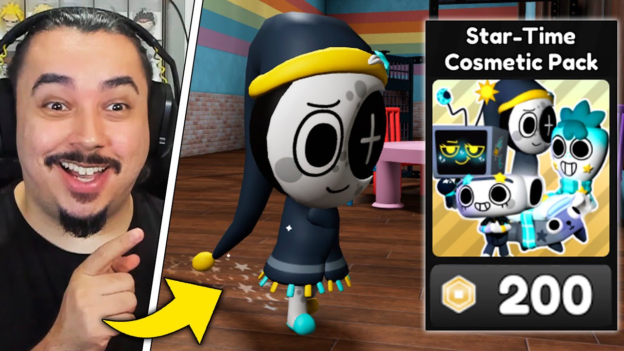 COMPREI O PACOTE COSMÉTICO STAR-TIME E JOGUEI COM O ASTRO!! | DANDY'S WORLD - ROBLOX