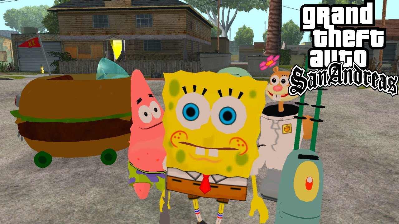 Spongebob In GTA San Andreas | GTA Mods