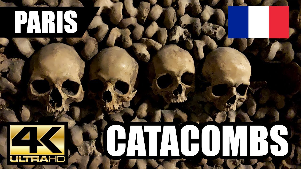 【4K】Paris Catacombs | Exploring Underground Ossuary Of More Than 6 Million Parisians