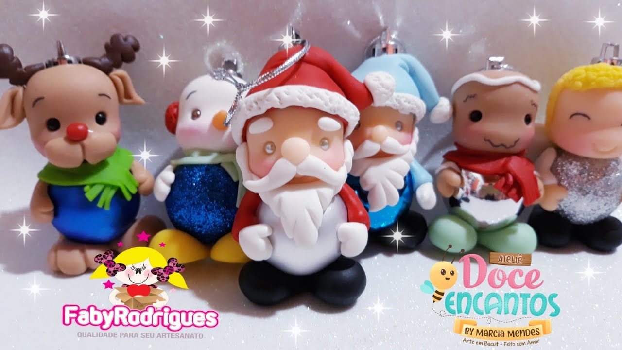 PAPAI NOEL NA BOLINHA DE NATAL- FAÇA E VENDA COM A EQUIPE FABY RODRIGUES.