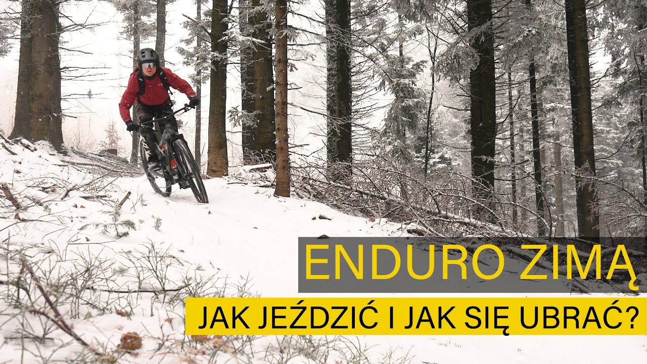 Enduro zimą ❄ Jak się ubrać i jeździć na śniegu ❄