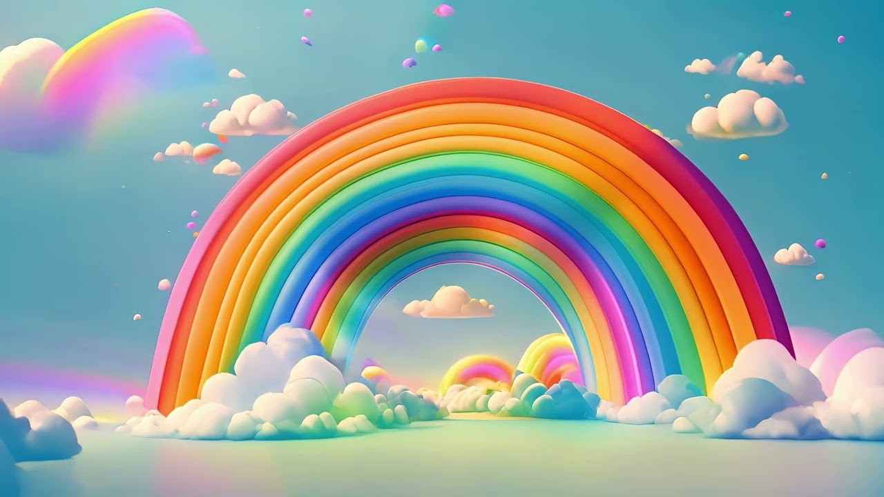 Rainbow Art 🌈 Relaxing Classical Music 🌈 4K MUST WATCH (Beautiful Animation) Wallpaper