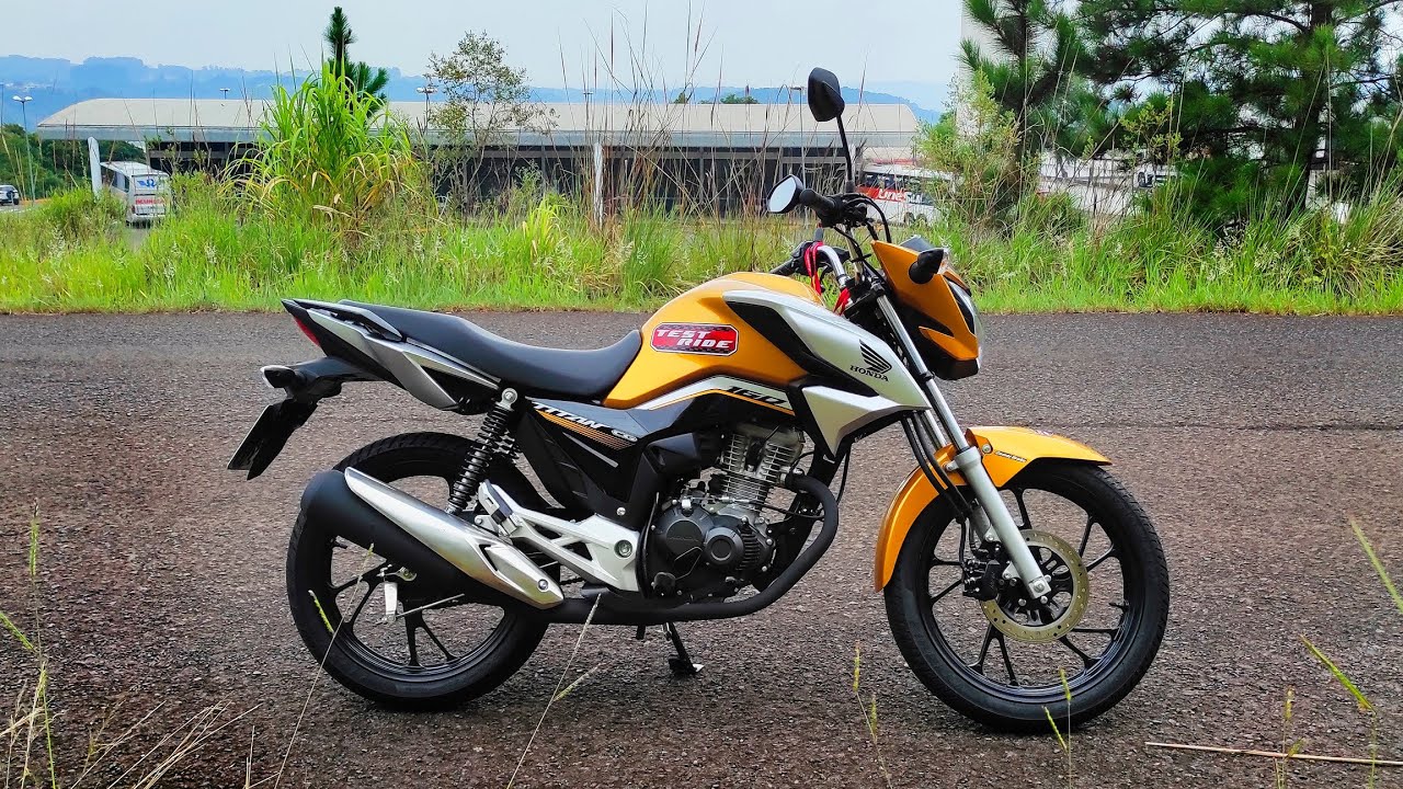 TEST RIDE HONDA CG 160 TITAN 2022 AMARELA                      *linda demais*