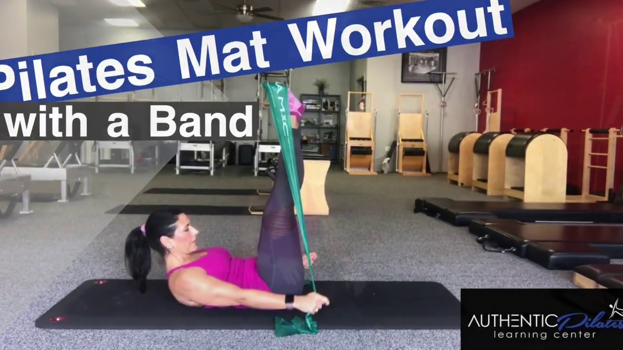Pilates Mat Workout with a Band