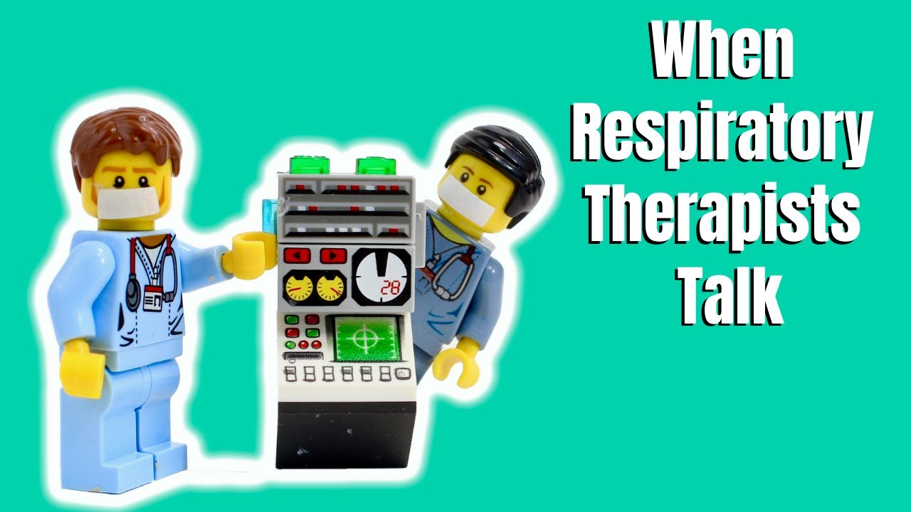 Respiratory Therapist Explains a Ventilator | Funny LEGO Stop Motion