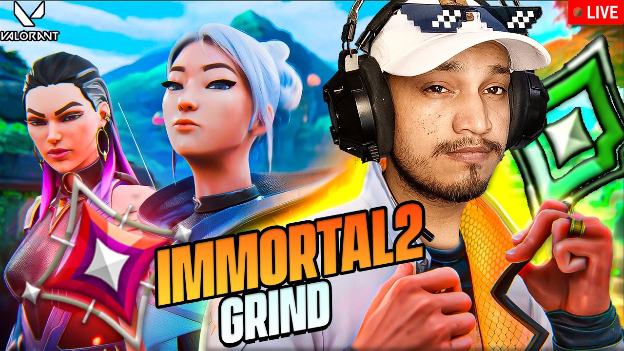 🔴HARDSTUCK IMMORTAL 2 RANK GRIND CR IMMO1 (0rr) |VALORANT LIVE INDIA