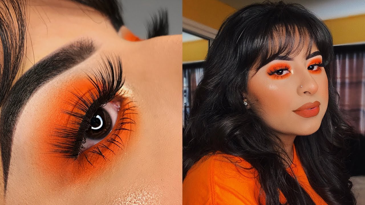 ORANGE MAKEUP TUTORIAL