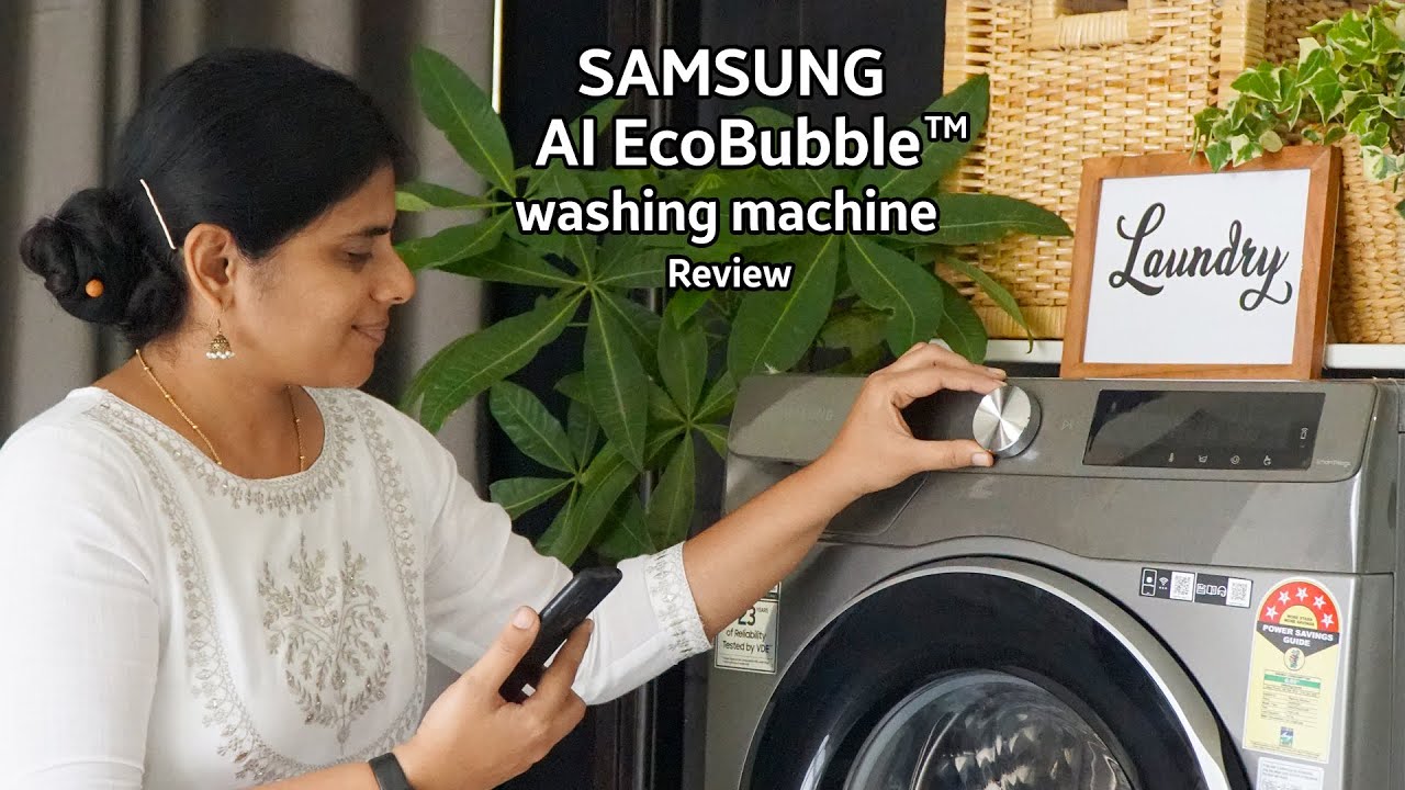 Samsung AI Ecobubble™ Washing Machine Review||సామ్ సంగ్ వాషింగ్ మెషీన్ రివ్యూ||B like Bindu