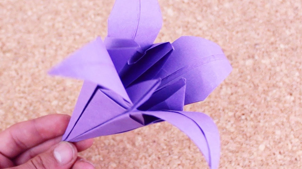 Origami Ayame Japones - Flor Iris  / Jeguridos kids