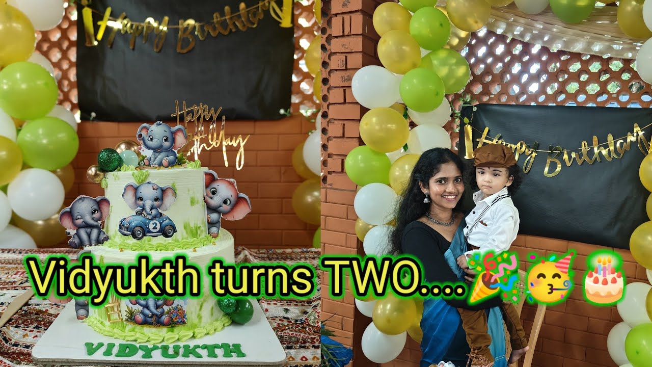 ವಿದ್ಯುಕ್ತ್ ನ ಎರಡನೇ ವರ್ಷದ BIRTHDAY CELEBRATION....🎉🥳🎂 #bangalore #birthdaycelebration #cute #explore 