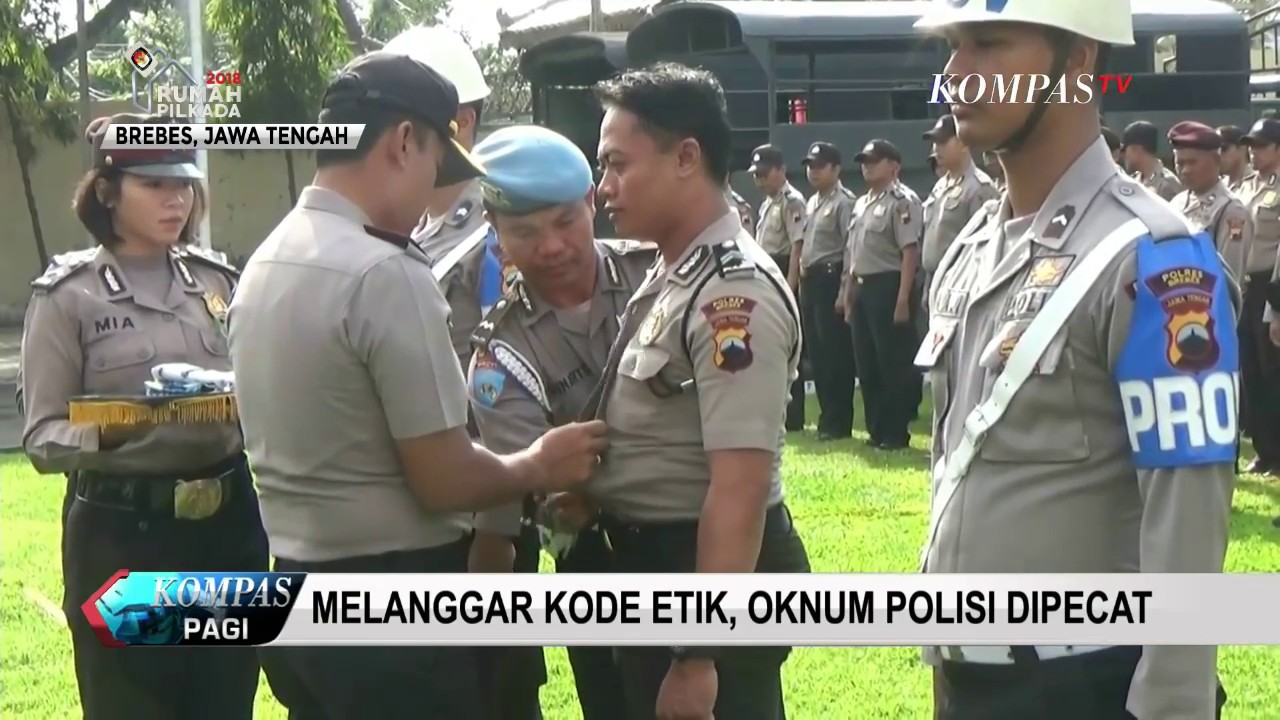 Melanggar Kode Etik, Oknum Polisi Dipecat