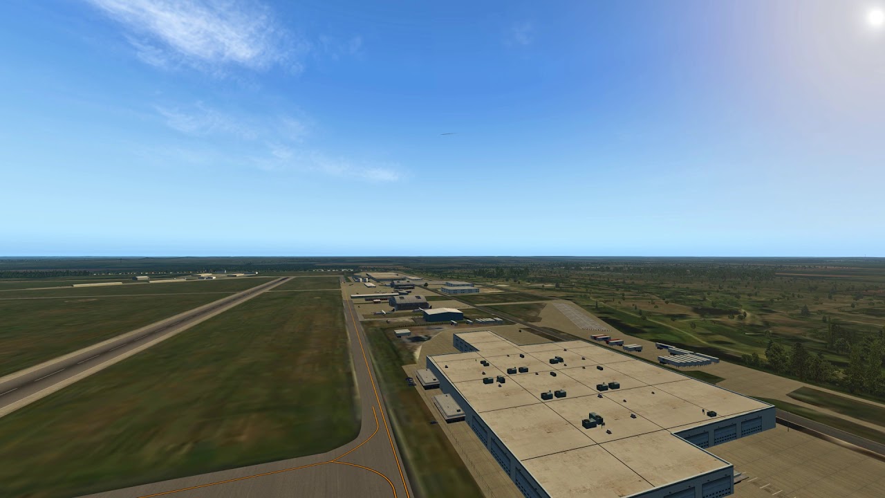 Gainesville Municipal Airport KGLE enhanced for flightsim X-Plane 11