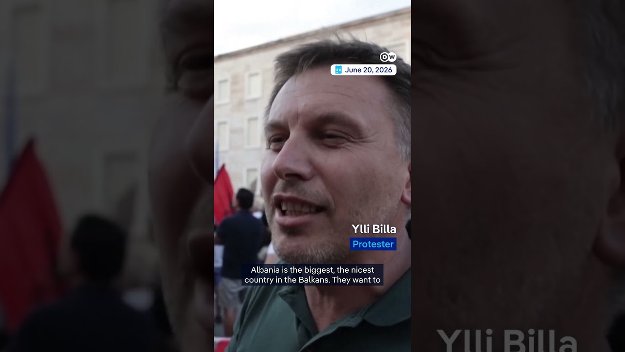 Thousands of Albanians protest Trump-linked resort project | DW News