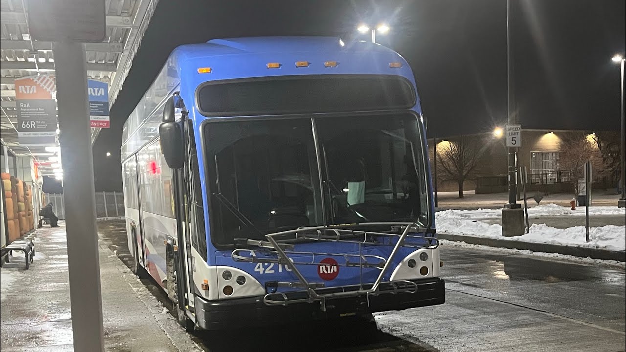 RTA 2025 Gillig BRT+ CNG 40’ ( 18 Garfield-west 98th) ride #4210