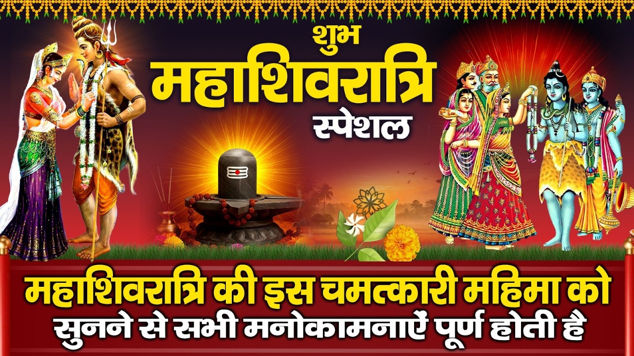 शुभ महाशिवरात्रि स्पेशल~महाशिवरात्रि की इस चमत्कारी महिमा को सुनने से सभी मनोकामनाएं पूर्ण होती है