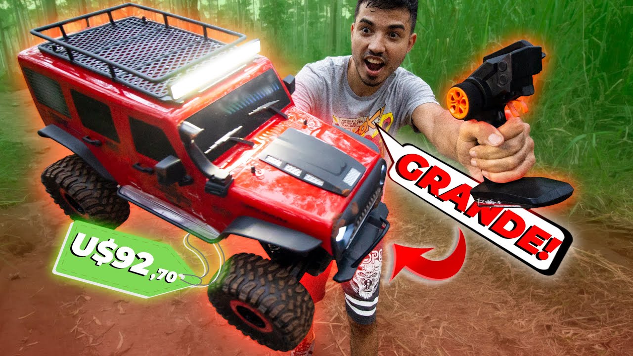 Esse Carro de controle remoto é SENSACIONAL! | Wltoys Rock Crawler 104311 4x4