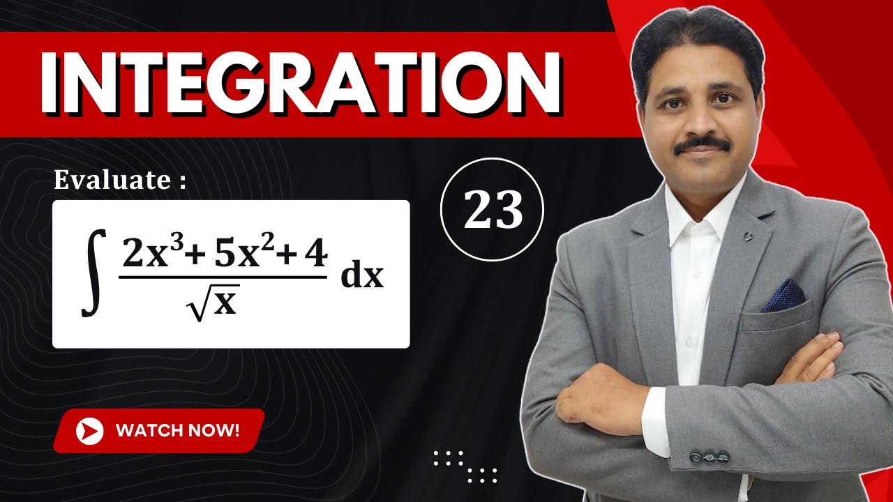 INTEGRATION SOLVED PROBLEM 23 | INTEGRATION FORMULAS IN MATHEMATICS @TIKLESACADEMY